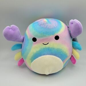 Squishmallow Christabel Rainbow Crab Plush